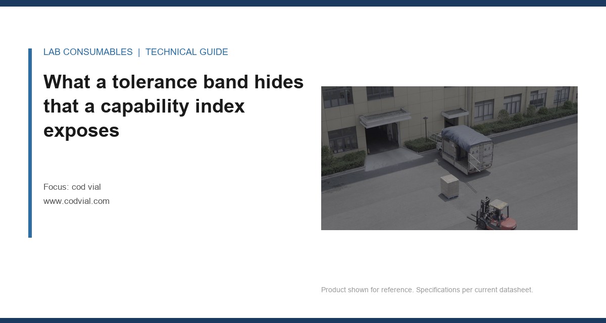 What a tolerance band hides that a capability index exposes